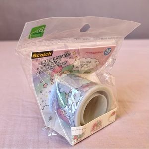 Sanrio x Scotch  y2k / 2000s Little twin stars tape for writing journal diary